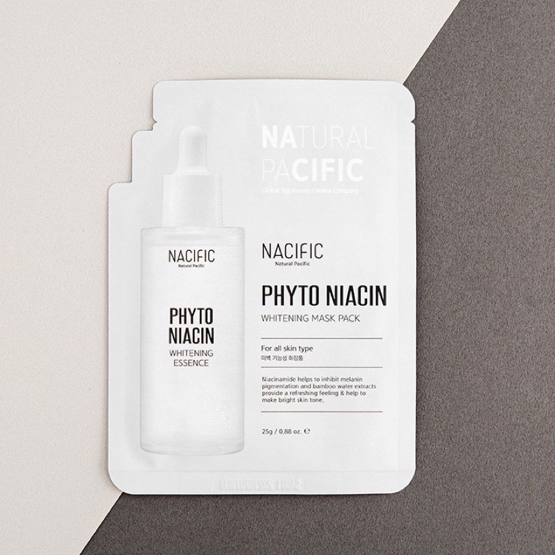 Mặt Nạ Dưỡng Trắng Da NACIFIC Phyto Niacin Whitening Mask Pack 25g