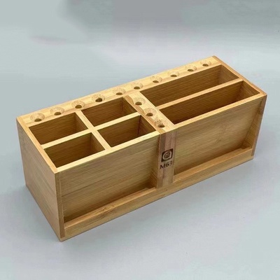 Giá Đỡ Nhíp / Tua Vít Xoay Bằng Gỗ Bảo Trì Điện Thoại Di Động