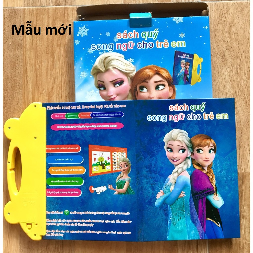 Bộ Sách Nói Song Ngữ Thông Minh 5 in 1 Phát Triển IQ Cho Bé - Gia Sư Mọi Lúc Mọi Nơi