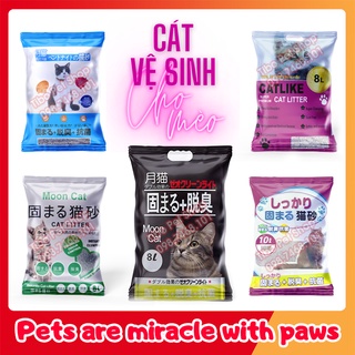 Cát Vệ Sinh Cho Mèo Nhật Đen Túi 9L và 5L - Cát Mèo Giá Rẻ #Tibo Pet Shop