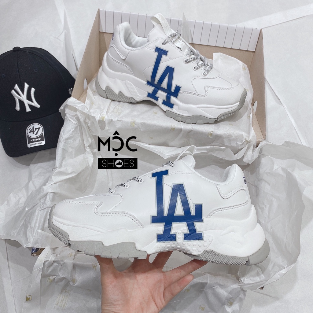 [CHÍNH HÃNG] GIÀY SNEAKER MLB BIG BALL CHUNKY LA DODGER  - *ĐẾ XÁM* - 32SHC1111-07W