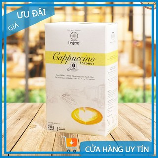 [Có tem] Cà phê Cappuccino hương Coconut - Hộp 12 gói - Cà phê Trung Nguyên - Cà phê hòa tan
