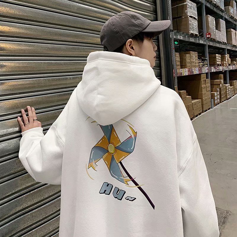 Áo Hoodie Thể Thao Tay Dài In Họa Tiết Hoạt Hình Phong Cách Nhật Bản Thời Trang Mùa Đông Cho Nam Và Nữ Size M-8XL