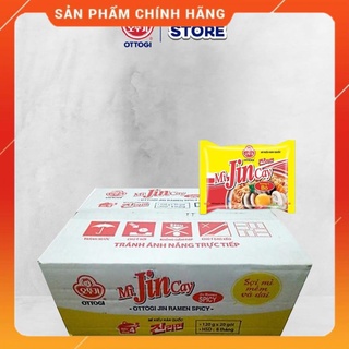 Thùng 20 gói mì jin ramen cay ottogi 120g . hot.