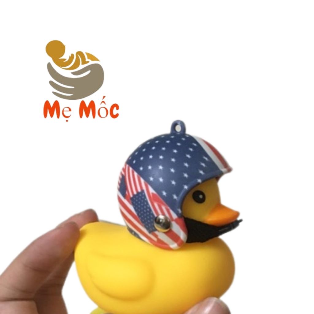 Vịt Đội Mũ Bảo Hiểm, Vịt Vàng Gắn Xe Shop Mẹ Mốc Đồ Chơi Trẻ Em Người Lớn Đều Chơi Được ,VBH