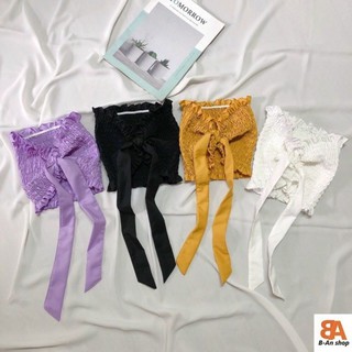 Áo ống phối dây cột nơ