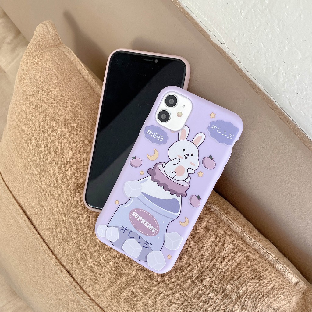 Hợp iphone case 12/12mini/12pro/12pro max/11/11pro/11pro max/xs max/xr/xs/x/8/7/8plus/7plus Moon rabbit and love rabbit