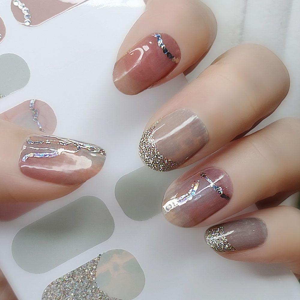 Miếng Dán Trang Trí Móng Tay Nghệ Thuật Tự Dính DIY