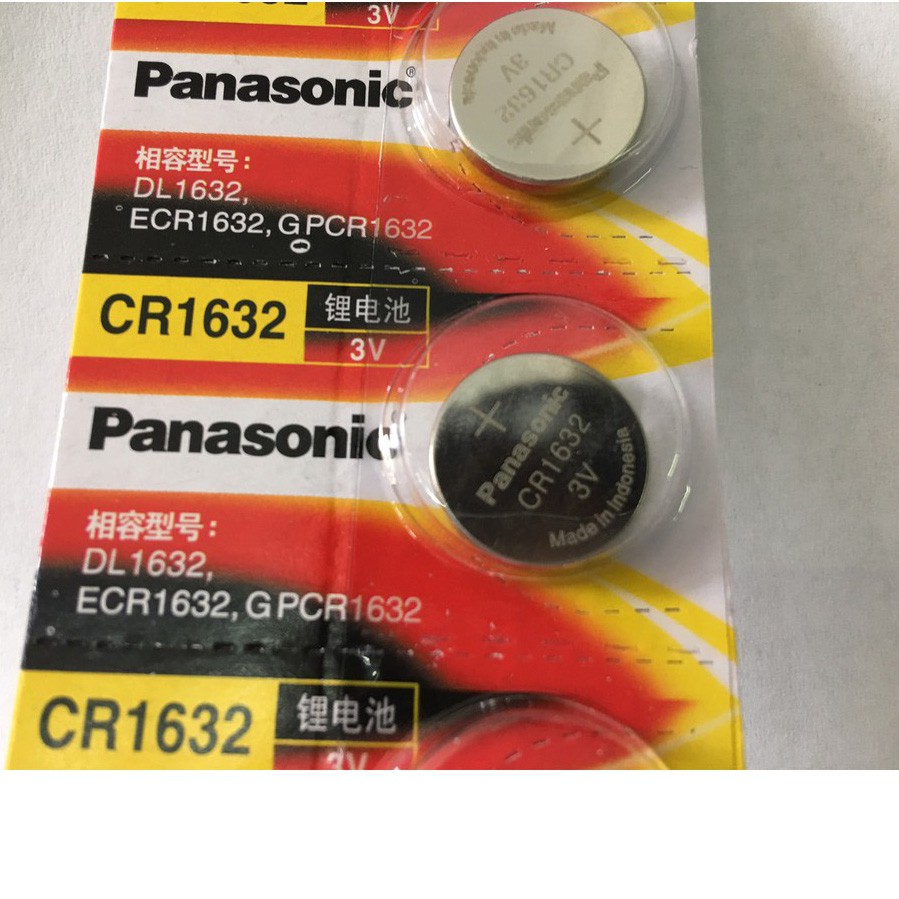 Pin Khuy Áo Panasonic CR2032 - CR2025 - CR2016 - CR1632 - CR1620 - CR1616 - CR1220 3V Lithium