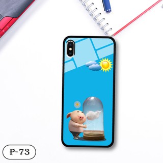 Ốp lưng kính 3D iPhone X/ XS-cute
