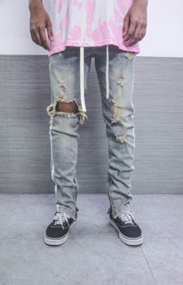 M5 stretch vintage track denim