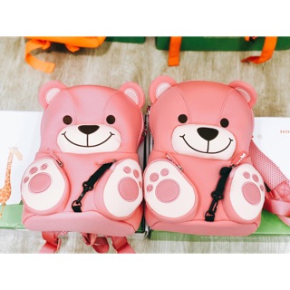 Balo gấu hồng siêu nhẹ