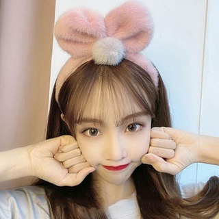 Bờm Cài Tóc Quả Bông Nơ Phong Cách Hàn Quốc Đáng Yêu Cho Nữ