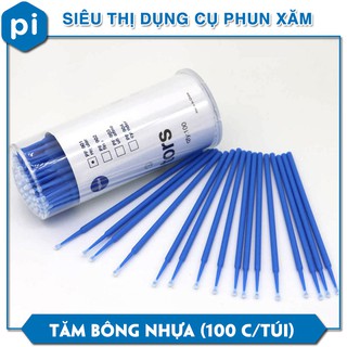 Tăm bông bôi tê, nối mi, đính đá răng