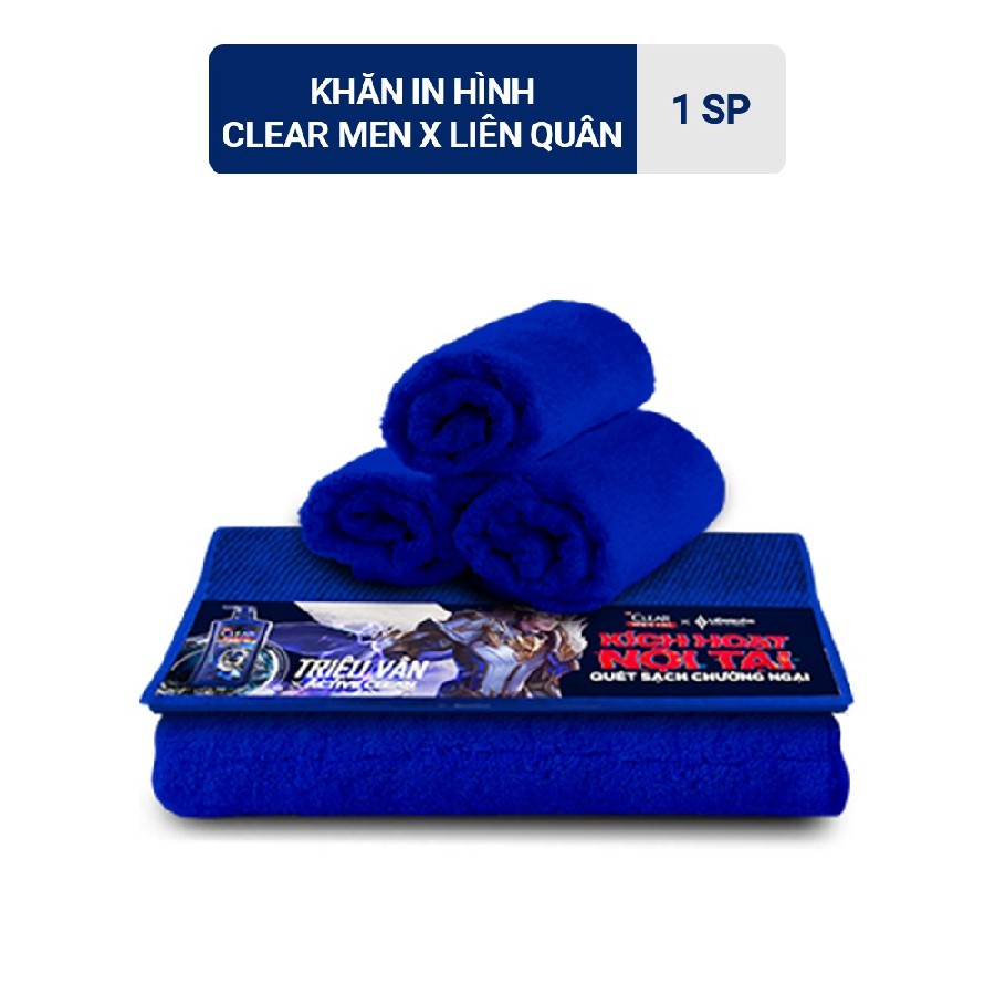 [HB GIFT] Khăn In Hình Clear Men x Liên Quân - giao màu ngẫu nhiên