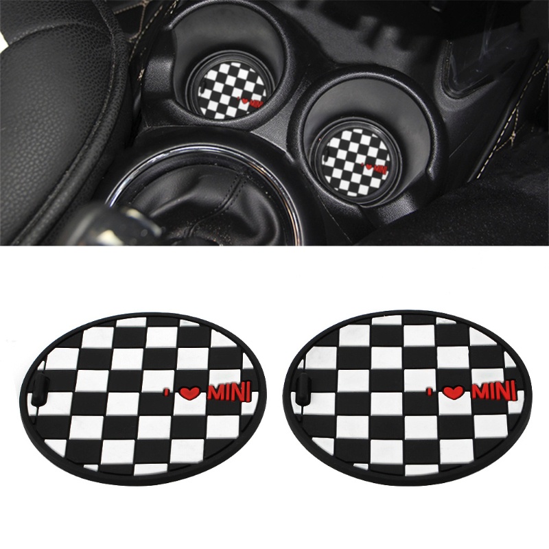 Tấm lót cốc chống trượt cho xe hơi Bmw Mini Cooper 2011 2012 2013 R55 R56