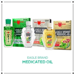 Dầu gió hiệu Con Ó Singapore Eagle Brand 3ml, 12ml & 24ml