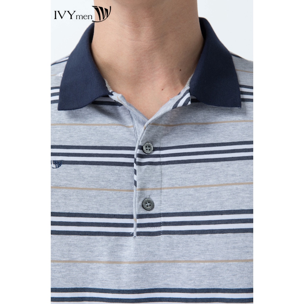 Áo polo nam kẻ ngang IVY moda MS 57E2939