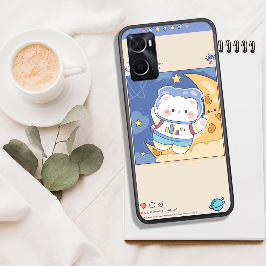 ỐP LƯNG OPPO A76 4G - REALME 9 4G - REALME 9i, IN HÌNH PHI HÀNH GIA CHIBI BAO CHẤT