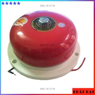 Chuông điện 3 inch nhà thờ trường học nhà xưởng villa báo động 220V 60dB - TĐSG