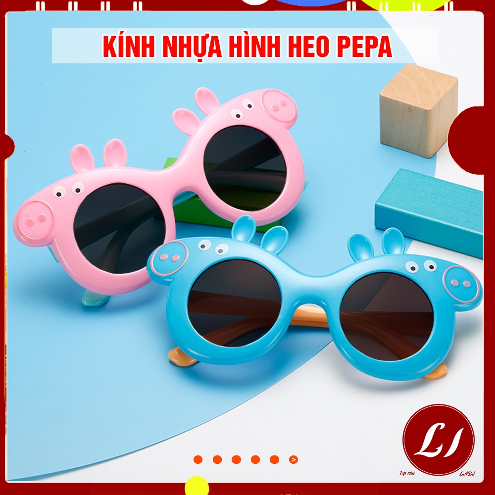 Kính nhựa HEO PEPA đáng yêu, chống nắng cho bé - Nhiều màu