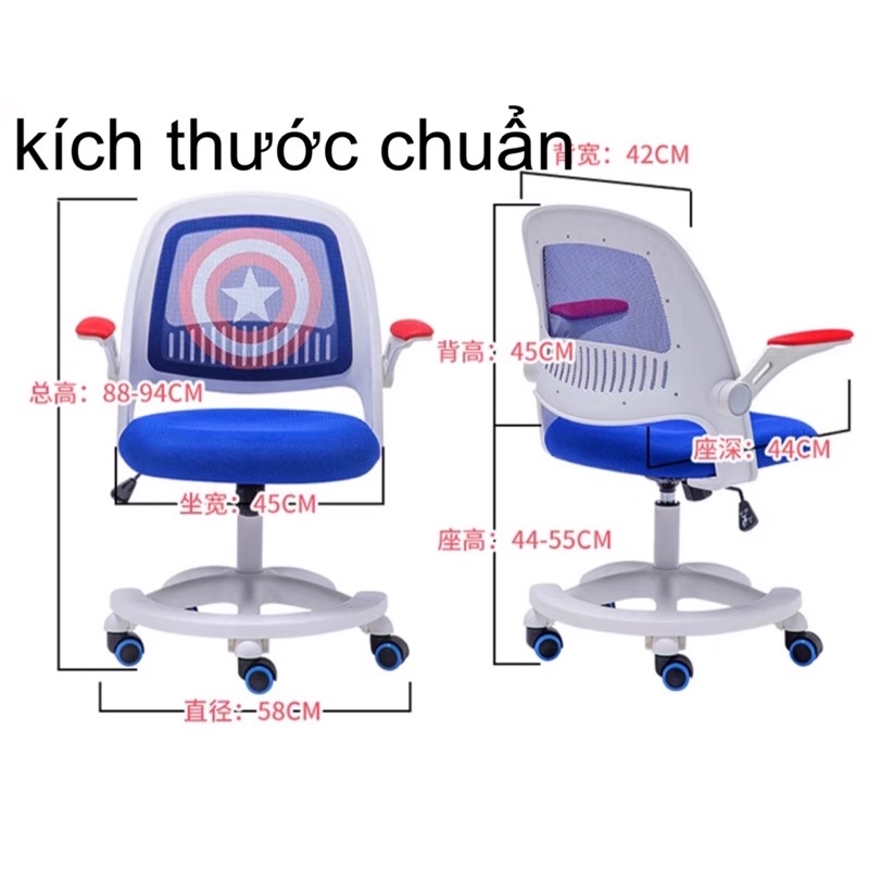 Ghế Học Sinh Bản Nâng Cấp Chân Tròn