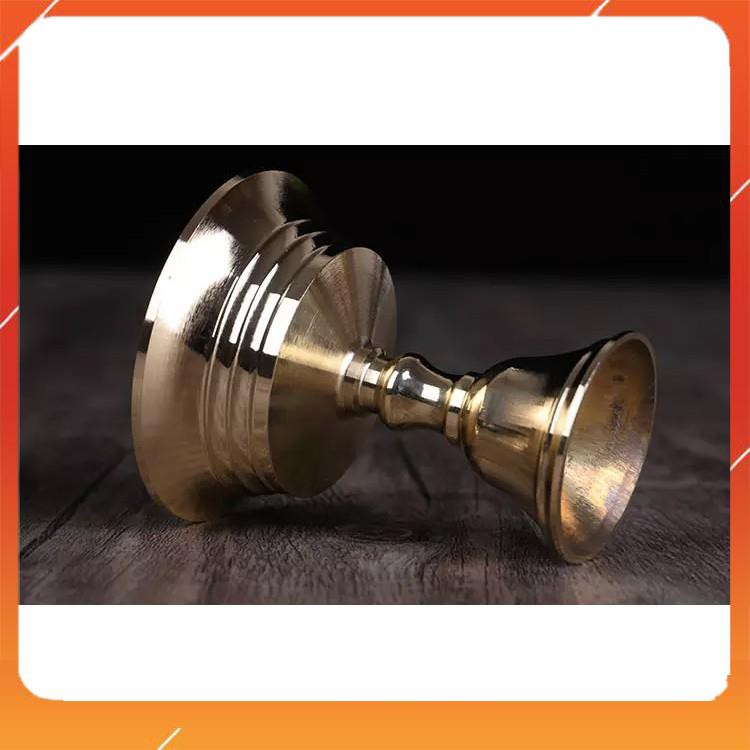 Bộ Ly Cúng Dường Chân Đèn Xi Vàng Trơn 6x5,5cm | BigBuy360 - bigbuy360.vn