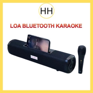 Loa bluetooth karaoke mini công suất lớn Loa không dây có mic âm thanh siêu hay bass khỏe Bảo hành 1 năm