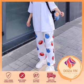 [FREE SHIP] Quần Ngủ Nữ Họa Tiết Hoạt Hình Chất Liệu Cotton Thoáng Mát