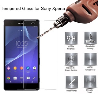 Smartphone Screen Protector for Sony C4 C5 C3 Dual Tempered Glass Toughed Protective Phone Film for Sony Xperia E4g E5 E4 E3 E1 JCQB