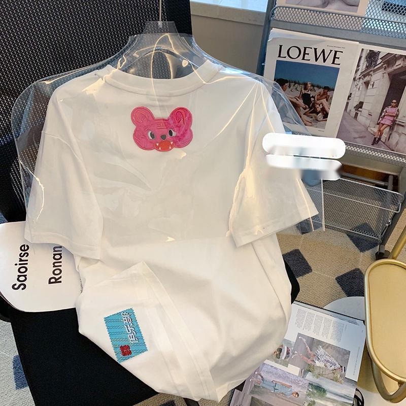 Áo Thun Nữ Ngắn Tay In Hình Hoạt Hình Thời Trang