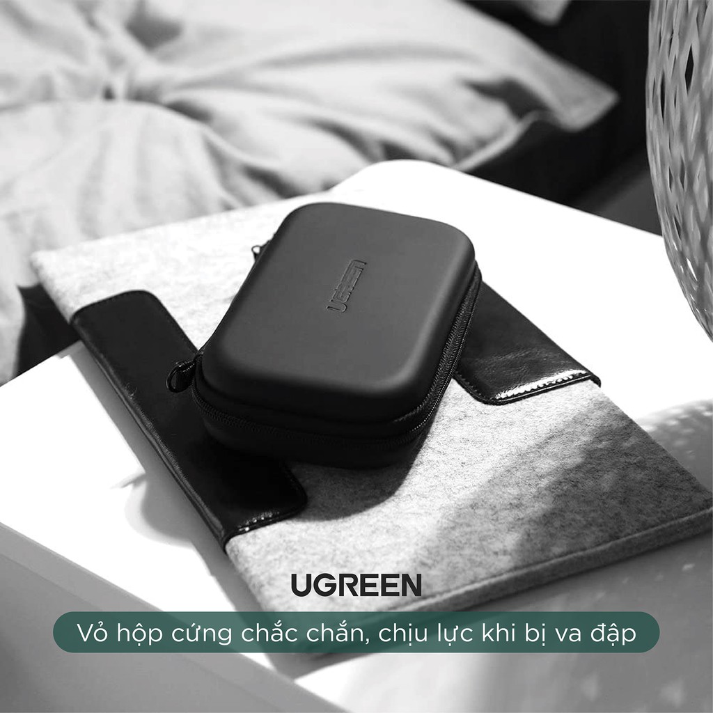 Hộp đựng phụ kiện UGREEN LP128 Đựng tai nghe thẻ nhớ cáp USB | Chống sốc chống nước 50274 70576 70577