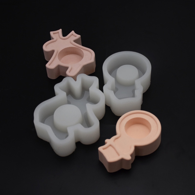 Khuôn Silicone Làm Chân Nến DIY Phong Cách Giáng Sinh