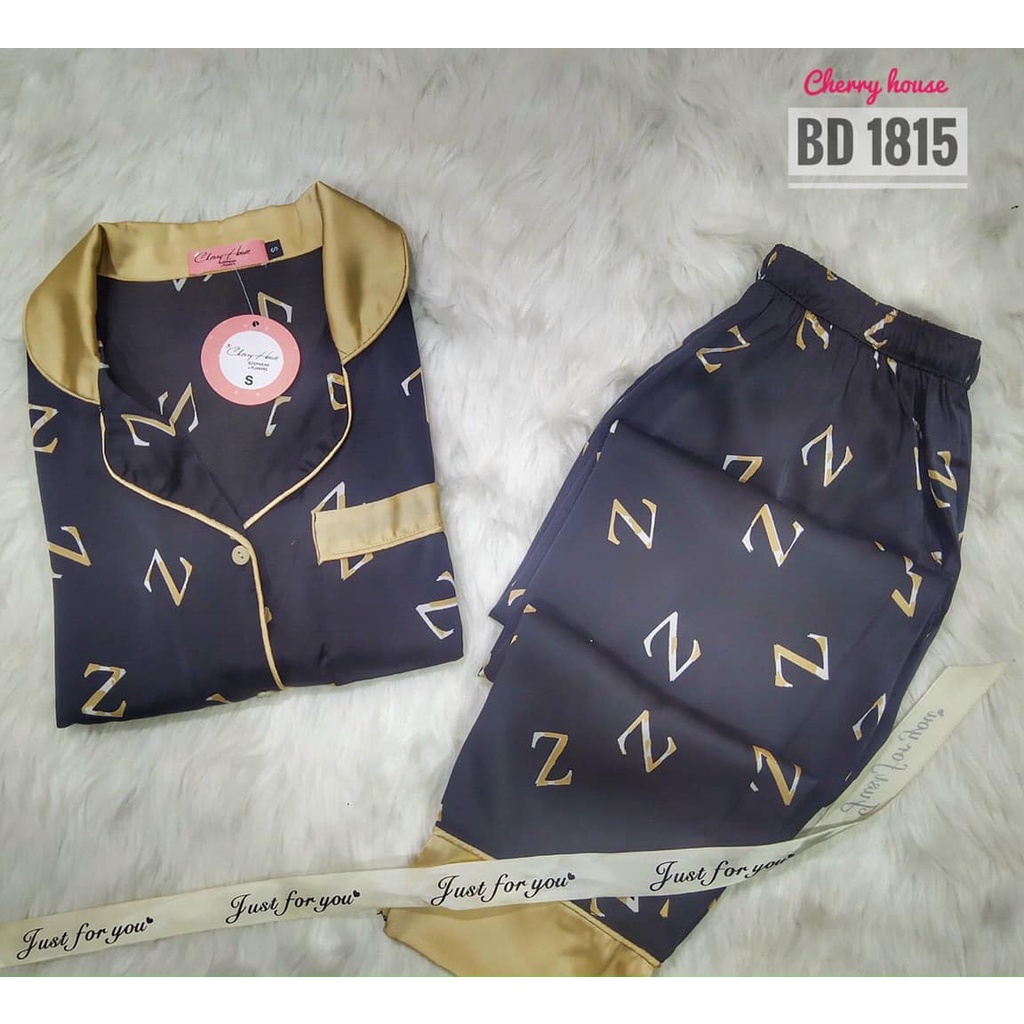 Đồ Bộ Pijama Lụa Satin Cao cấp Thiết Kế Thời Thượng Mềm Mại Thoải Mái D23 SWEET HOME | BigBuy360 - bigbuy360.vn