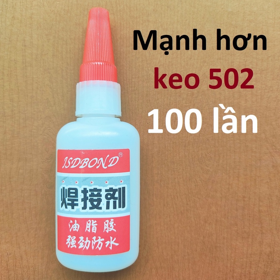 Keo dán đa năng JSDBOND siêu kết dính mọi loại chất liệu, mạnh gấp 100 lần keo 502