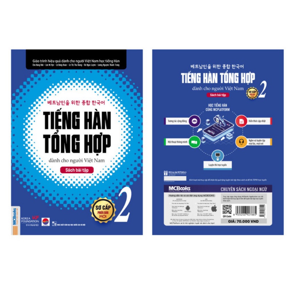 Sách - Sách Bài Tập Tiếng Hàn Tổng Hợp Dành Cho Người Việt Nam Sơ Cấp 2