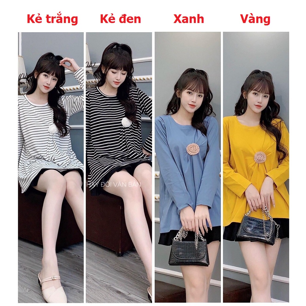 Áo Bầu thu đông - Mẫu mới -  Chất Cotton Loại 1 mềm đẹp co giãn, cực thời trang và dễ mặc