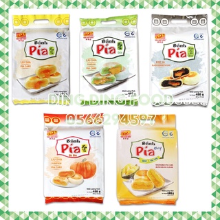Date 9/2023 - Tổng Các Vị Bánh Pía Mini Kim Sa Tân Huê Viên (Túi 12 Cái) Có Chay, Ăn Vặt Siêu Ngon, DING DING FOOD