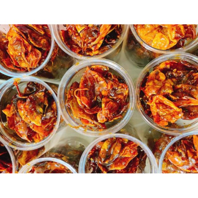 Mực rim me nguyên con chua cay mặn ngọt hũ 250gr