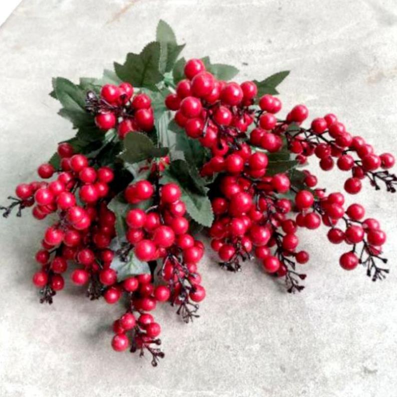 cherry giả chùm 7 nhánh ( để Free ship CHAT ngay với người bán)