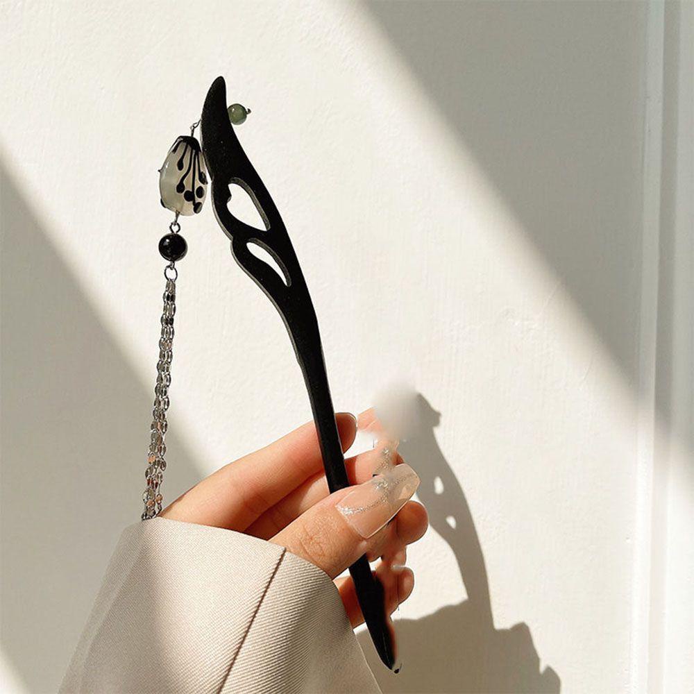 Trâm Cài Tóc Dây Xích Dài Phong Cách Hanfu Cổ Điển Cho Nữ