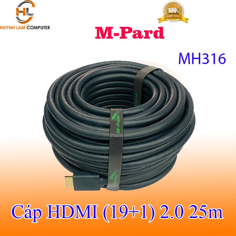 Cáp HDMI 25m 2.0 (19+1) M-Pard MH316 hỗ trợ 4k 60Hz