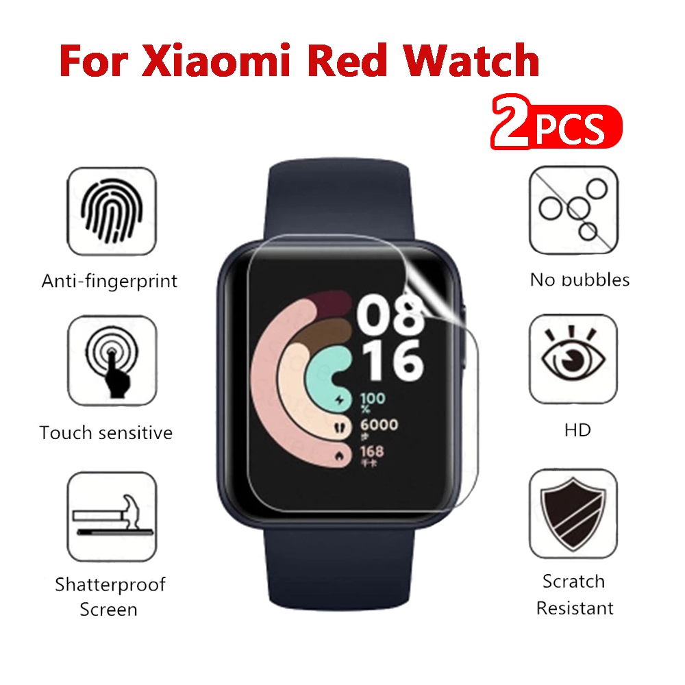 for Xiaomi Mi Watch Lite smart watch Screen Protector Soft Full Cover Protective Film Xiaomi Mi Watch Lite