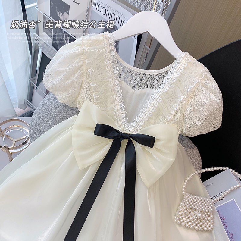 Đầm Công Chúa Tay Ngắn Phong Cách Nổi Tiếng Mới 2022 Cho Bé Gái 80-150 Size
