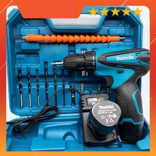 Máy khoan Makita 12v-khoan pin-tặng phụ kiện