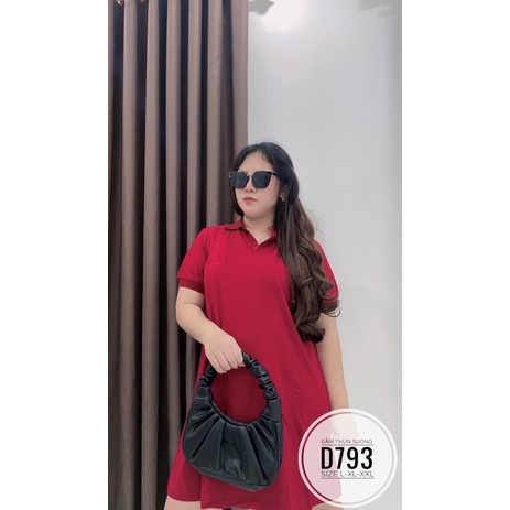 Bigsize Đầm thun suông D793