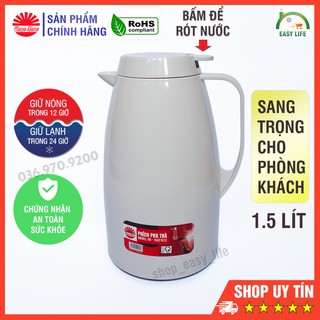 Phích Nước Nóng Rạng Đông 1.5 lít Sang Trọng Dành Cho Phòng Khách