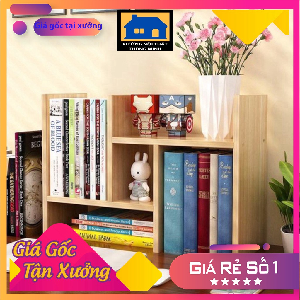 KỆ SÁCH MINI ĐỂ BÀN BẰNG GỖ - ĐẸP - GIÁ RẺ - CHẤT LƯỢNG CAO