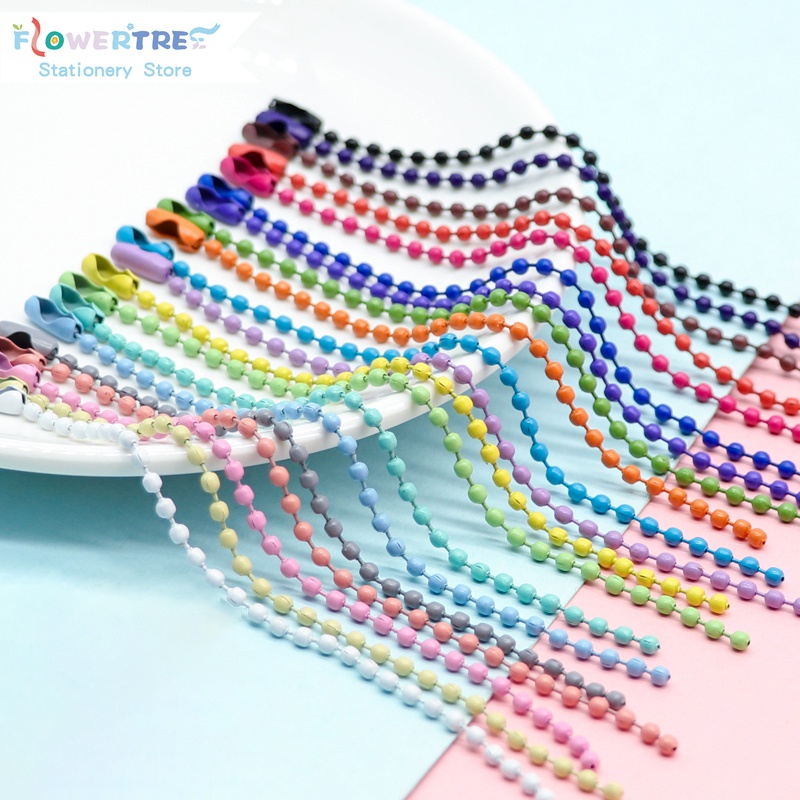 Flowertree Bộ 10 Chuỗi Hạt Trang Trí Nhiều Màu Sắc