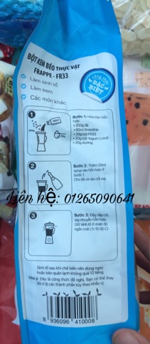 Bột Frape thương hiệu Lúave mẫu mã mới